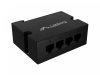 Lanberg Przełącznik Din-Ge4-Bt-90w 1xIn 3xOut 1GB PoE Extender Gigabit Ethernet Din Rail Bt 90W